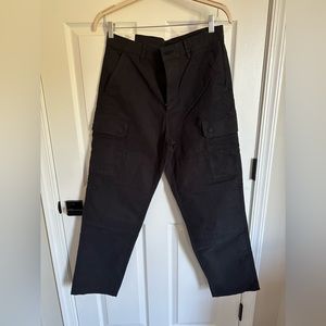 Uniqlo Cargo Work Pants Black NWT
